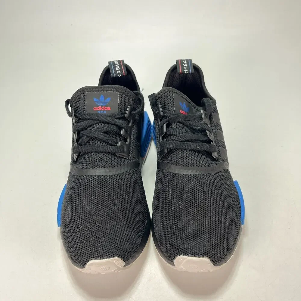 Adidas NMD_R1 Black Blue Red Lifestyle Streetwear Sneakers FX4355 Men's Size 8